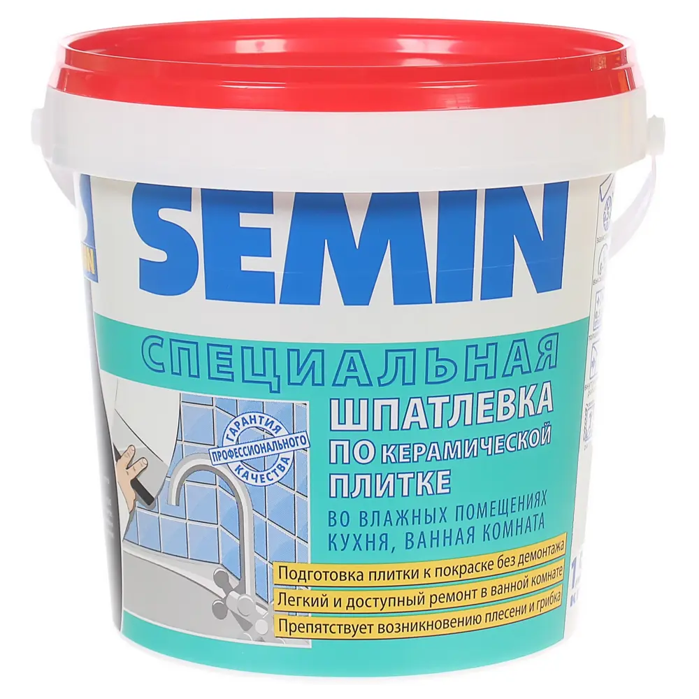 Шпатлевка выравнивающая по плитке Semin 1.5 кг да STLM-2029299