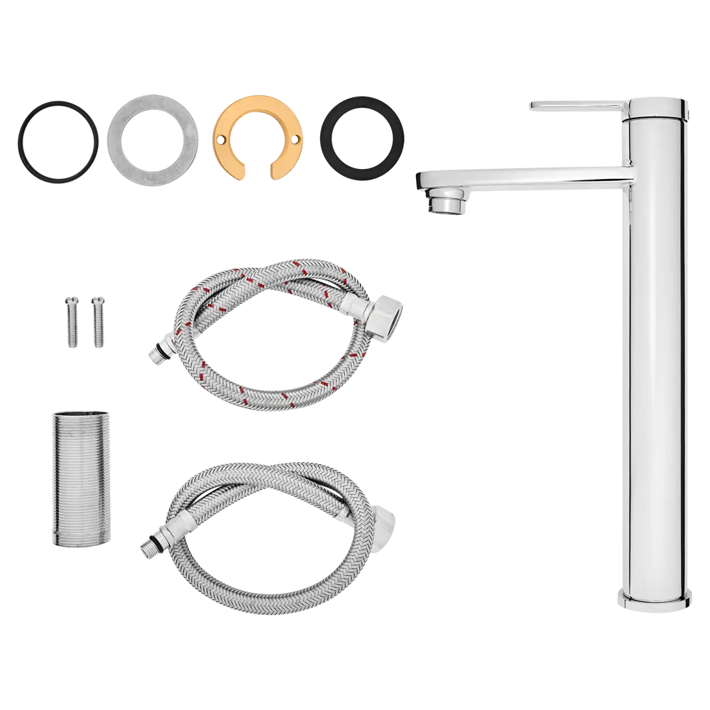 Смеситель для раковины KONSENSA Нарни MA3644 однорычажный на столешницу цвет хром STLM-2095181 - Вид №3