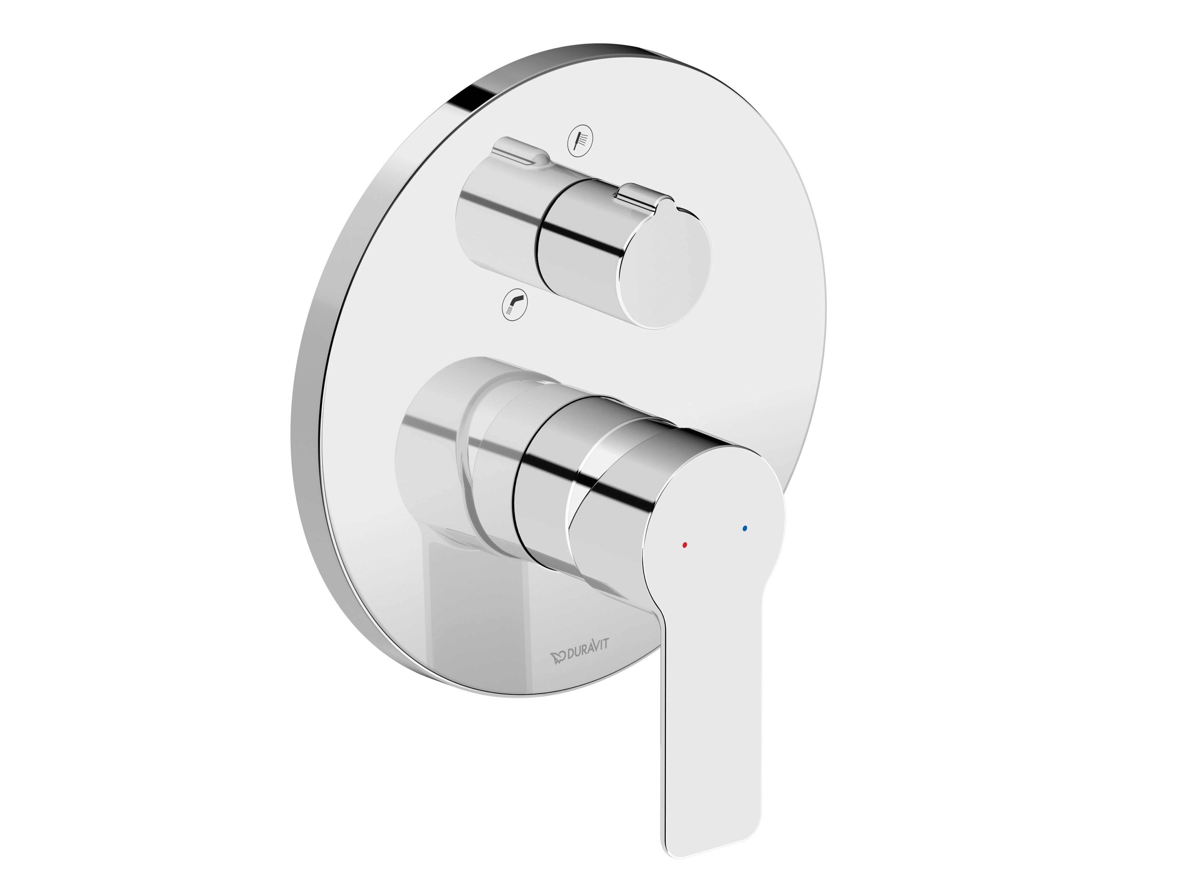 Однорычажный смеситель для душа с 2 отверстиями Duravit D-Code ARCH-00099538