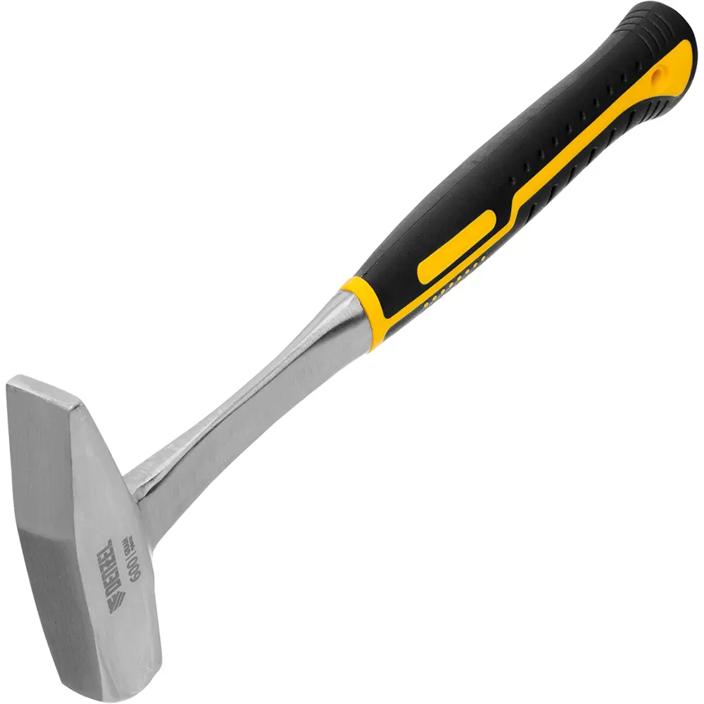 Молоток слесарный Denzel с двухкомпонентной рукояткой 600 г 89365362 STLM-1369320