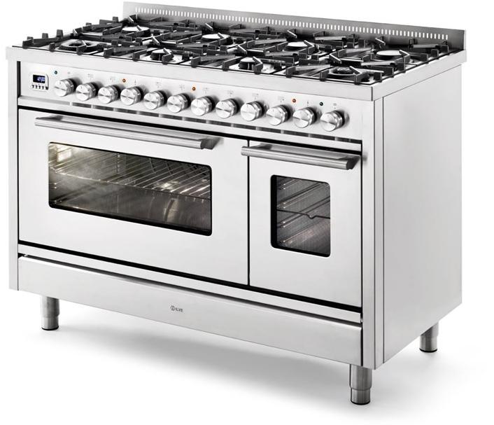 Ilve Отдельностоящая стальная кухня Professional plus P12w Santreyd  - Вид №4