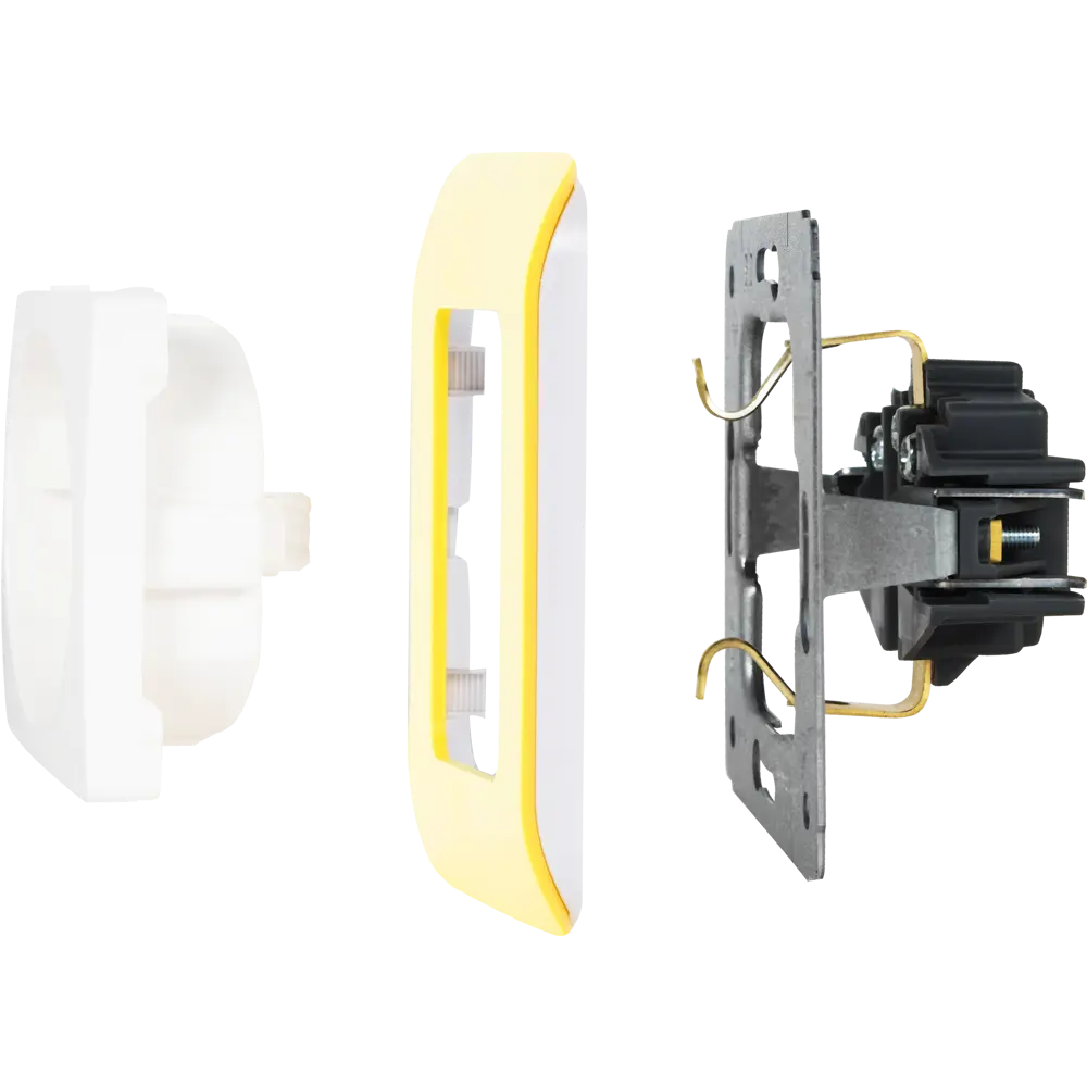 Рамка для розеток и выключателей Lexman Cosy 2 поста, цвет лимон STLM-2194836 - Вид №2