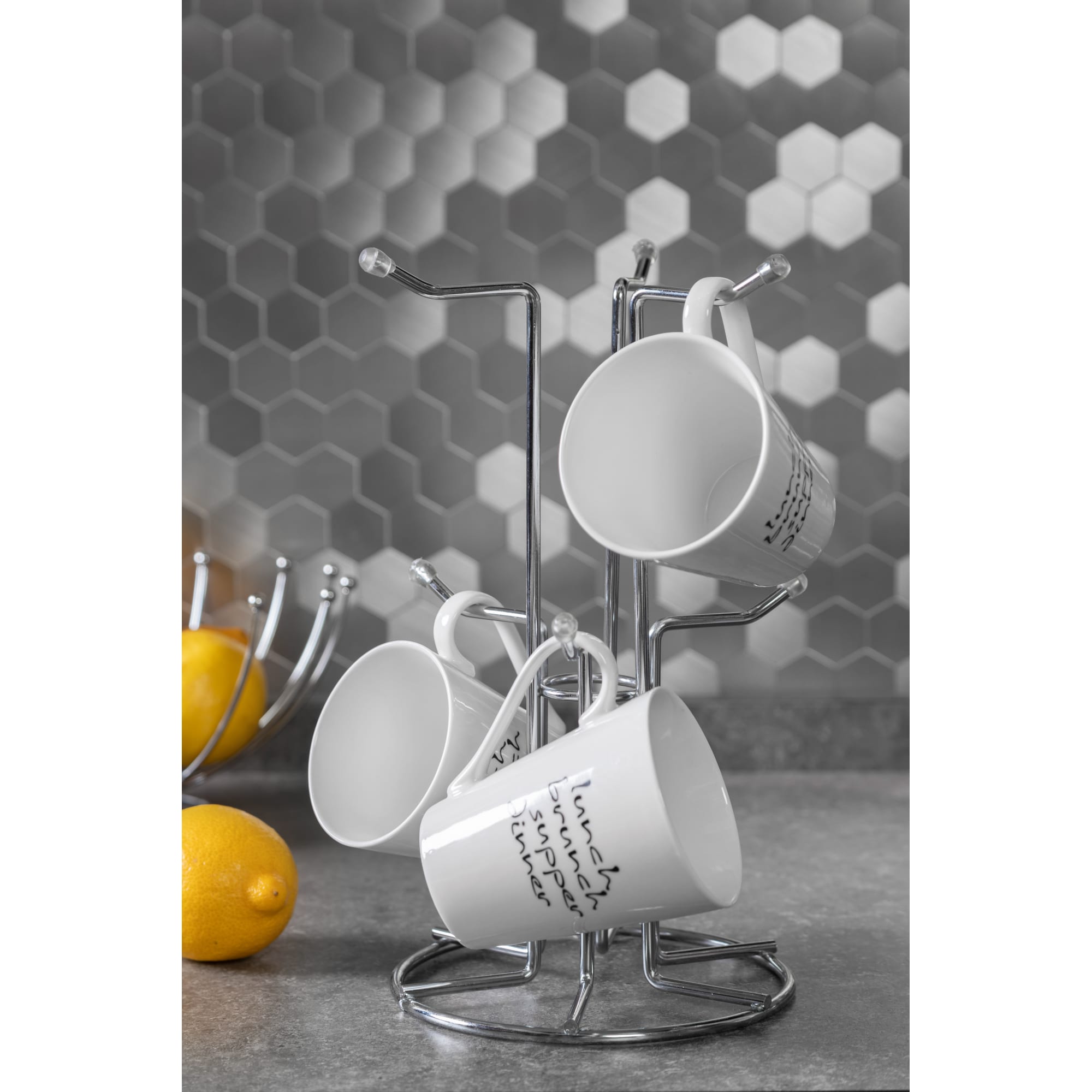 18581149 Держатель чашек NEO, D16,5х30 см, хром Santreyd  - Вид №2