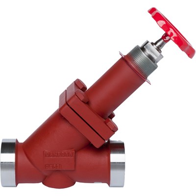 Danfoss SVA-L — запорные клапаны с удлиненным штоком SVA-L 25 A STR H-WHEEL Запорный клапан 148B5470 