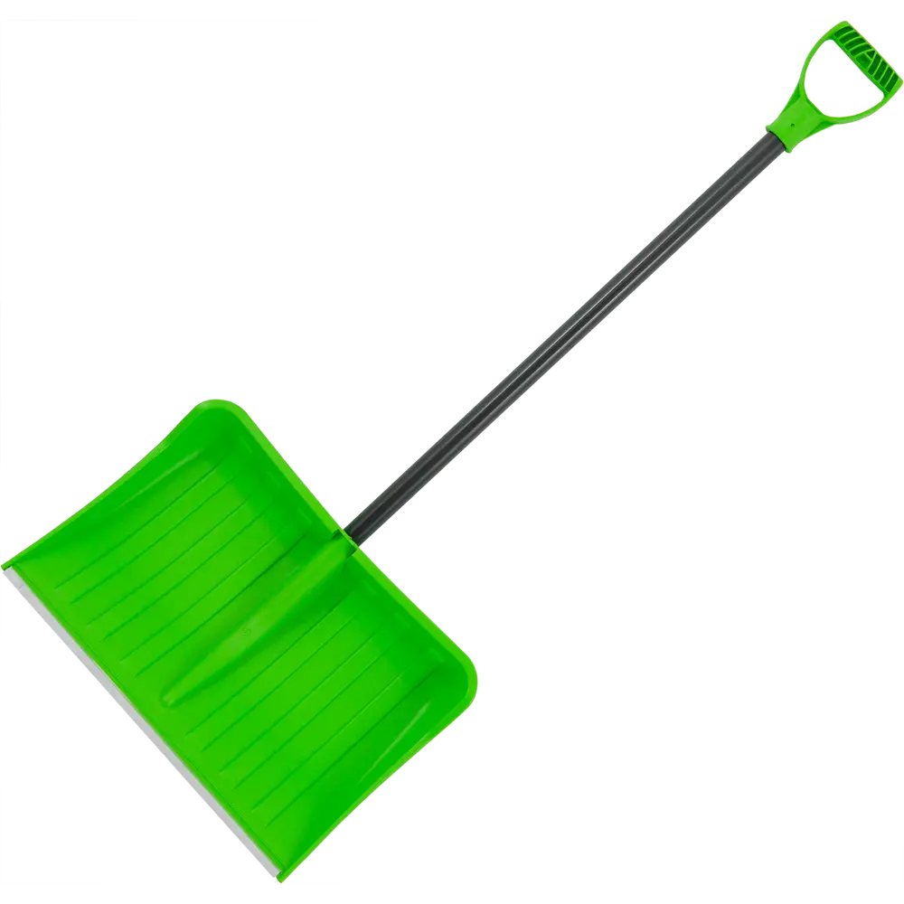 Лопата для уборки снега Павловская заря 53x130 см пластик с черенком STLM-2058985