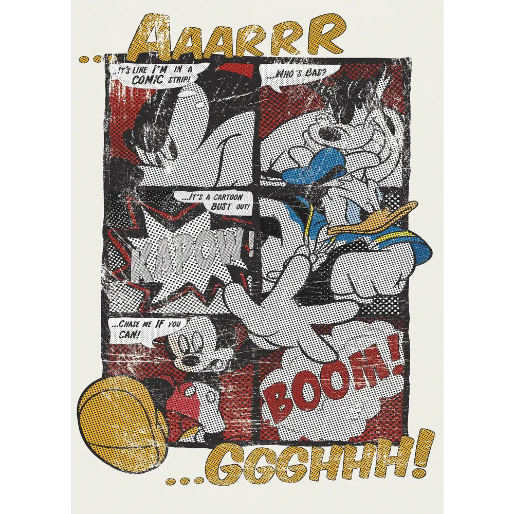 Фотообои бумажные 254х184 см Микки Km4-421 Komar STLM-2114089