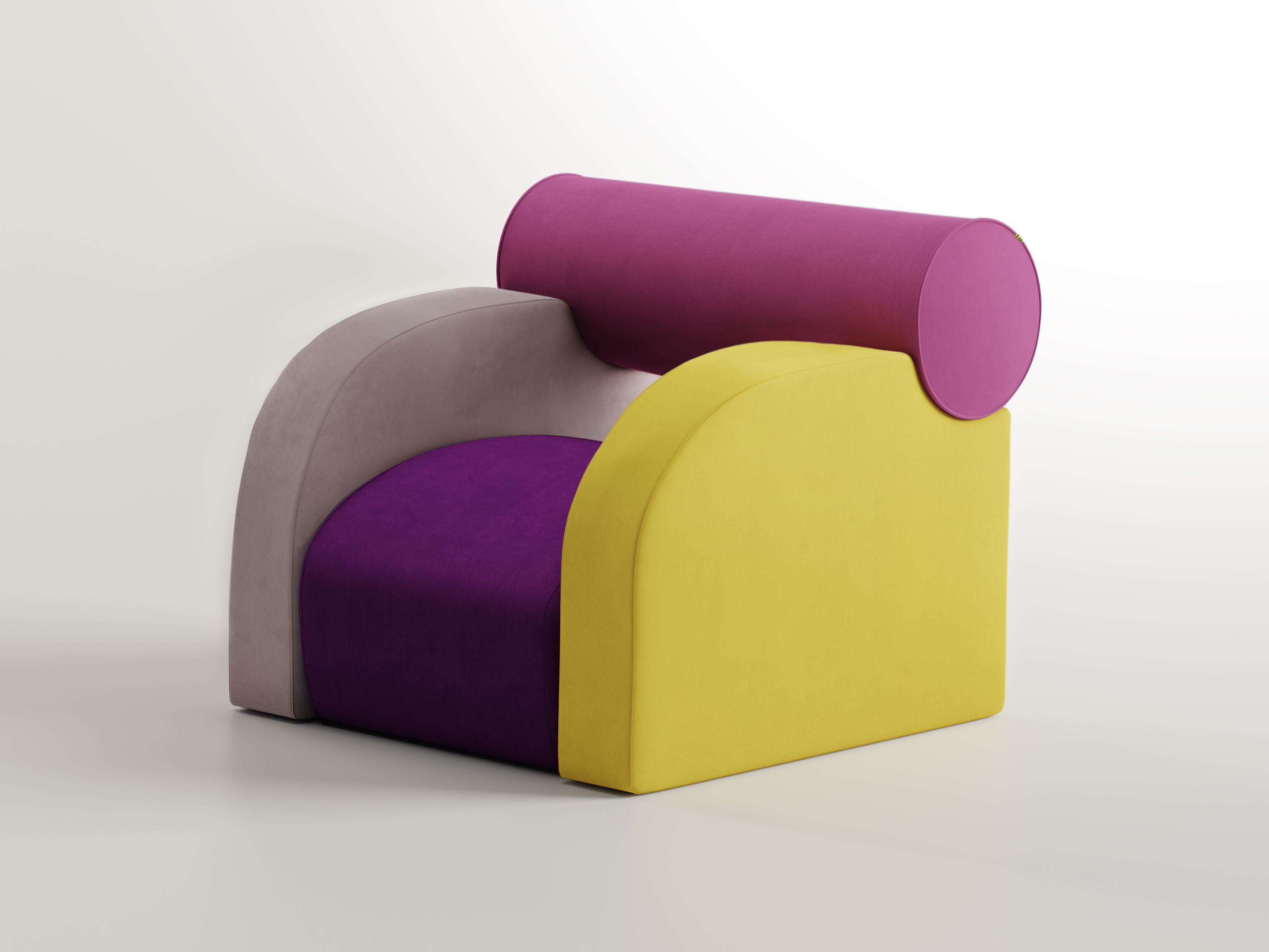 Тканевое кресло с подлокотниками Paolo Nesi DEMONTE MOI ARCH-00044358 - Вид №6