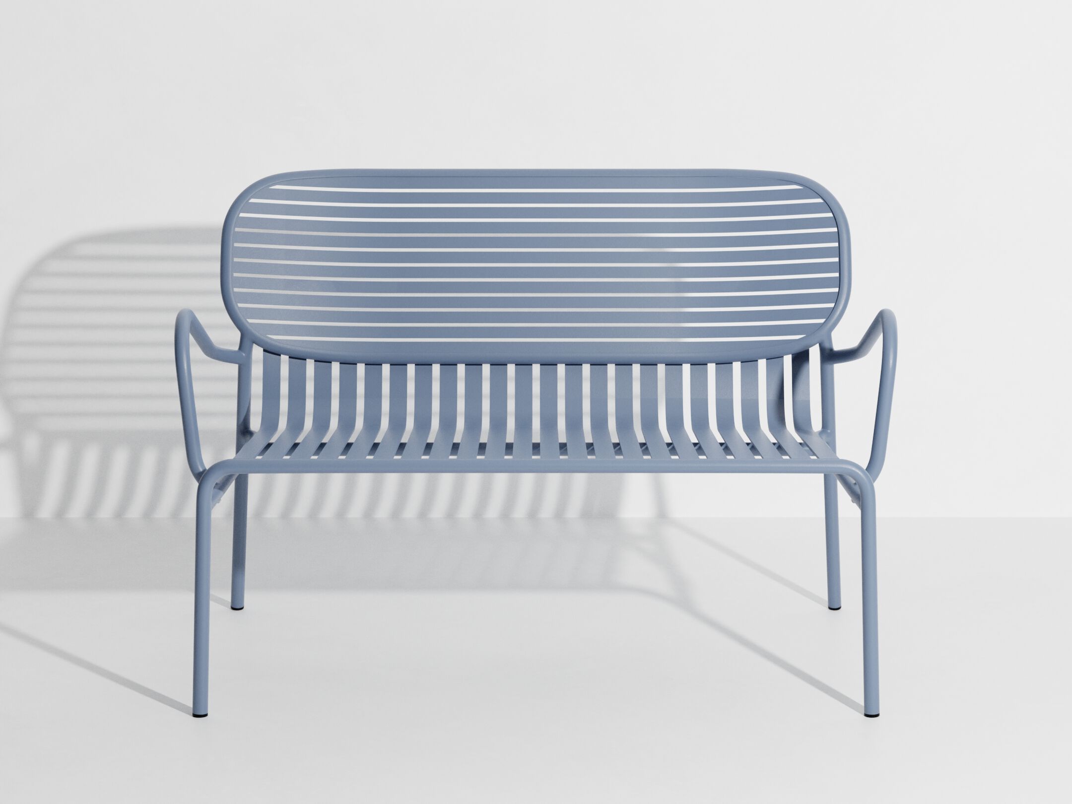 Алюминиевая садовая скамейка с порошковым покрытием с подлокотниками Petite Friture выходные ARCH-00120153 - Вид №40