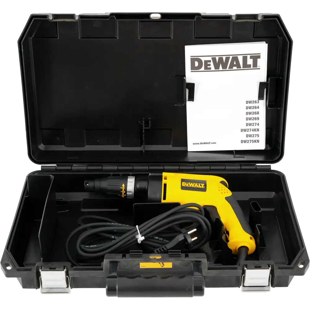 Шуруповерт сетевой DeWalt DW263K, 540 Вт STLM-2148295 - Вид №3
