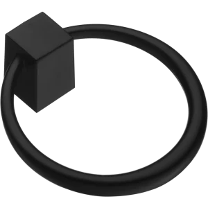 Мебельная ручка-кнопка K-1130, цвет матовый черный