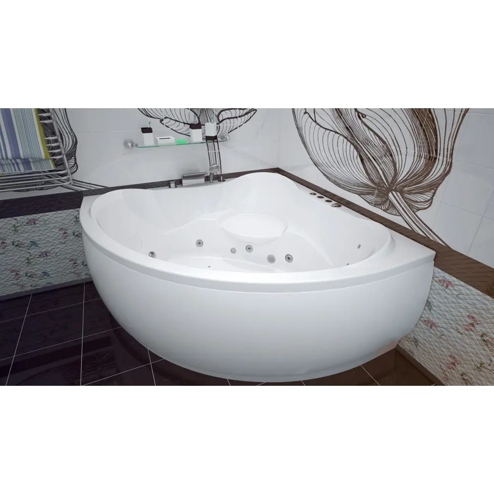 Ванна гидромассажная Aquanet Мальта акрил 150x150 см Без серии STLM-2099405 - Вид №2