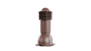 90389335 Труба вентиляционная для металлочерепицы D-110 мм H-550 мм неутепленная RAL 8017 коричневый STLM-0210421 VIOTTO