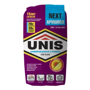 Стяжка пола Unis Армпол 20 кг