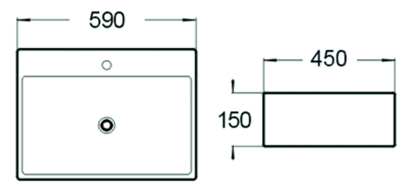 Раковина чаша SL-1002 SANTILINE  - Вид №1
