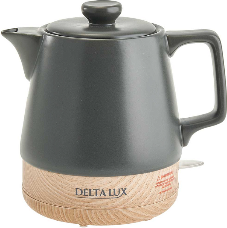 9235544 Электрочайник DELTA LUX DE-1014 черный STDN-0119002
