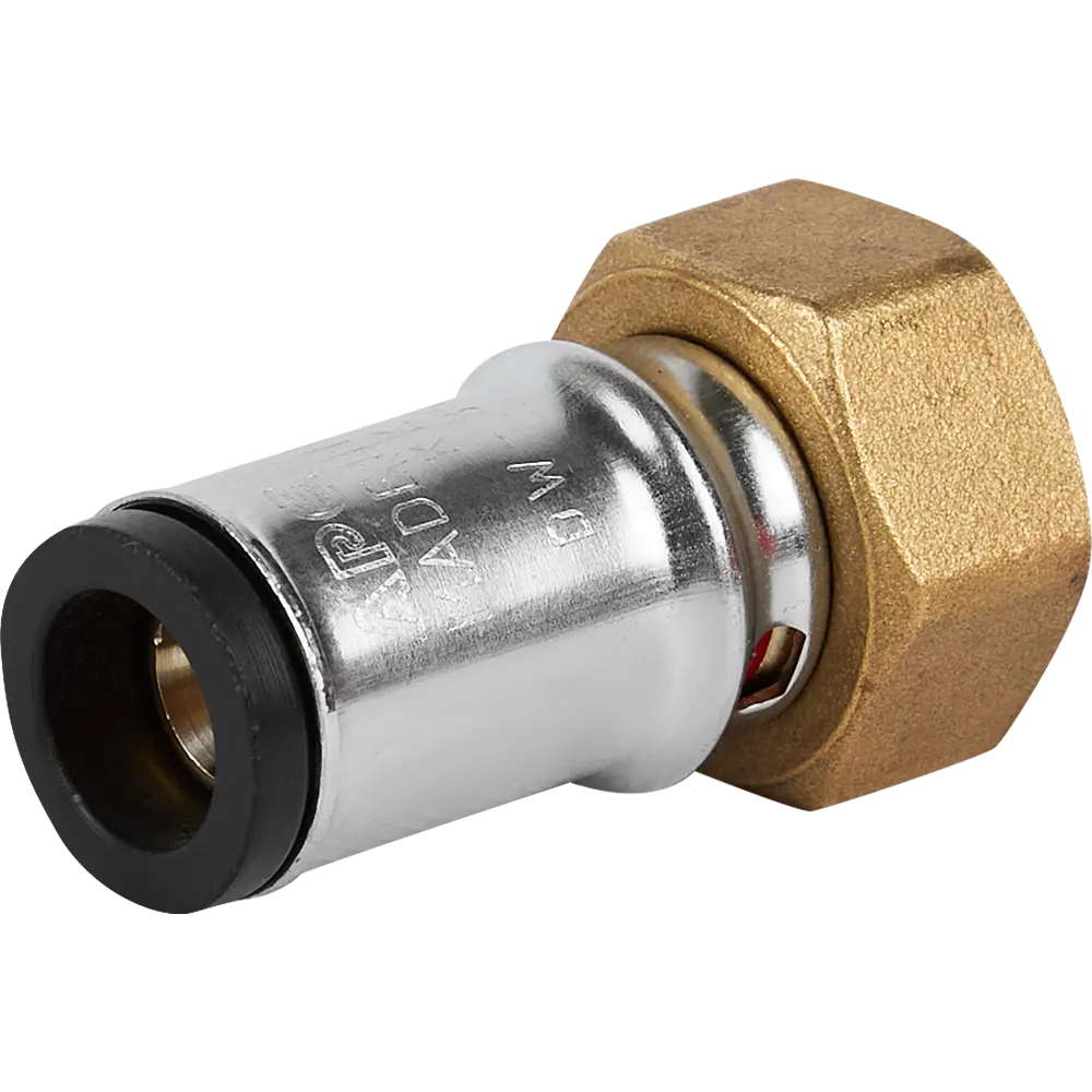 82306157 Муфта комбинированная Stout 1/2"x16 мм ВР латунь SFP-0016-001216 STLM-0024312 