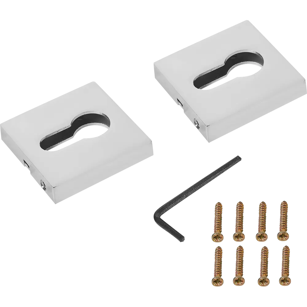 Накладка Palladium для скрытия личинки замка, хром 87099651 STLM-0073202 - Вид №1