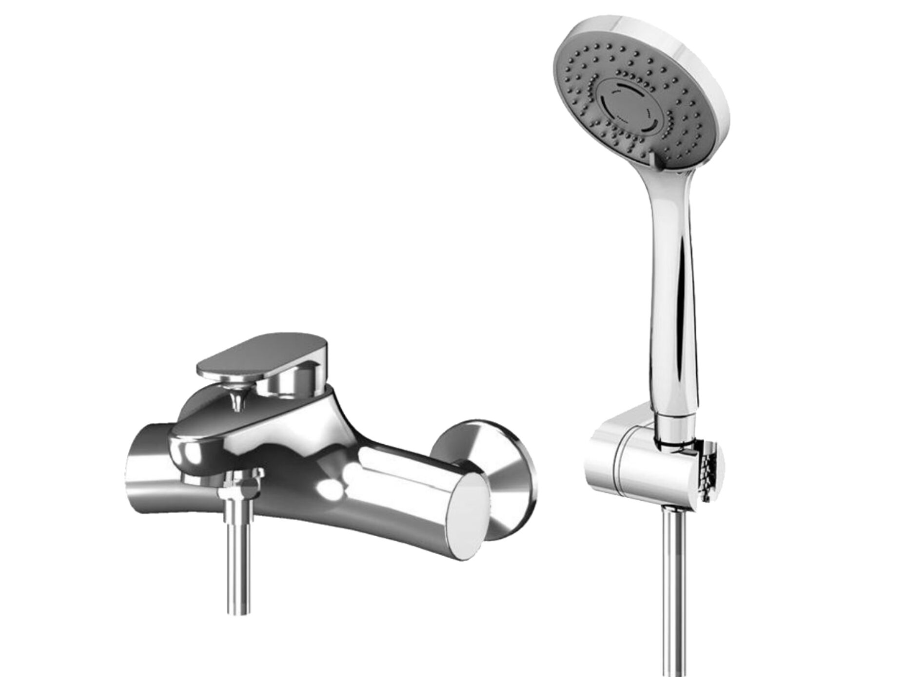 Настенный смеситель для ванны GATTONI H20MIX 7000 ARCH-00132694 - Вид №1