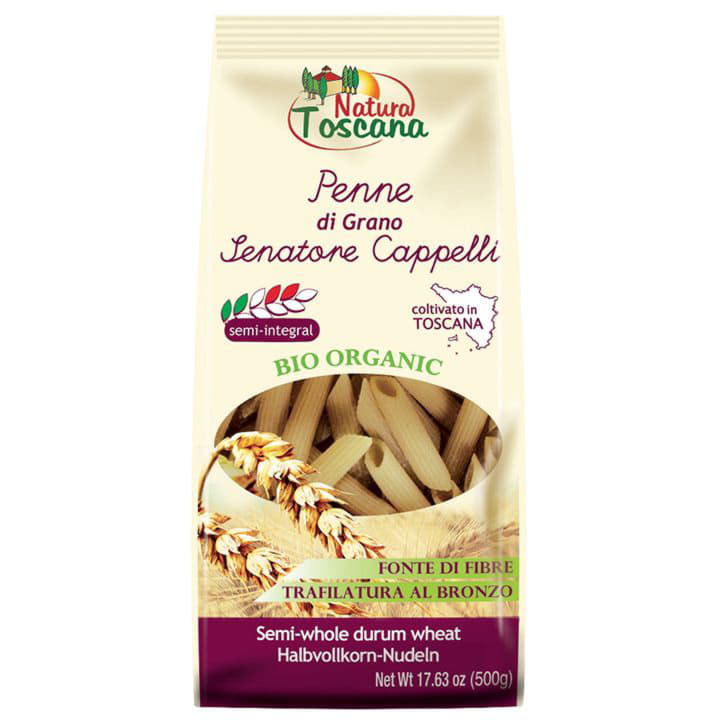 Паста из цельнозерновой твердой пшеницы ПЕННЕ из муки Сенаторе Каппелли NATURA TOSCANA Santreyd 7847 - Вид №1