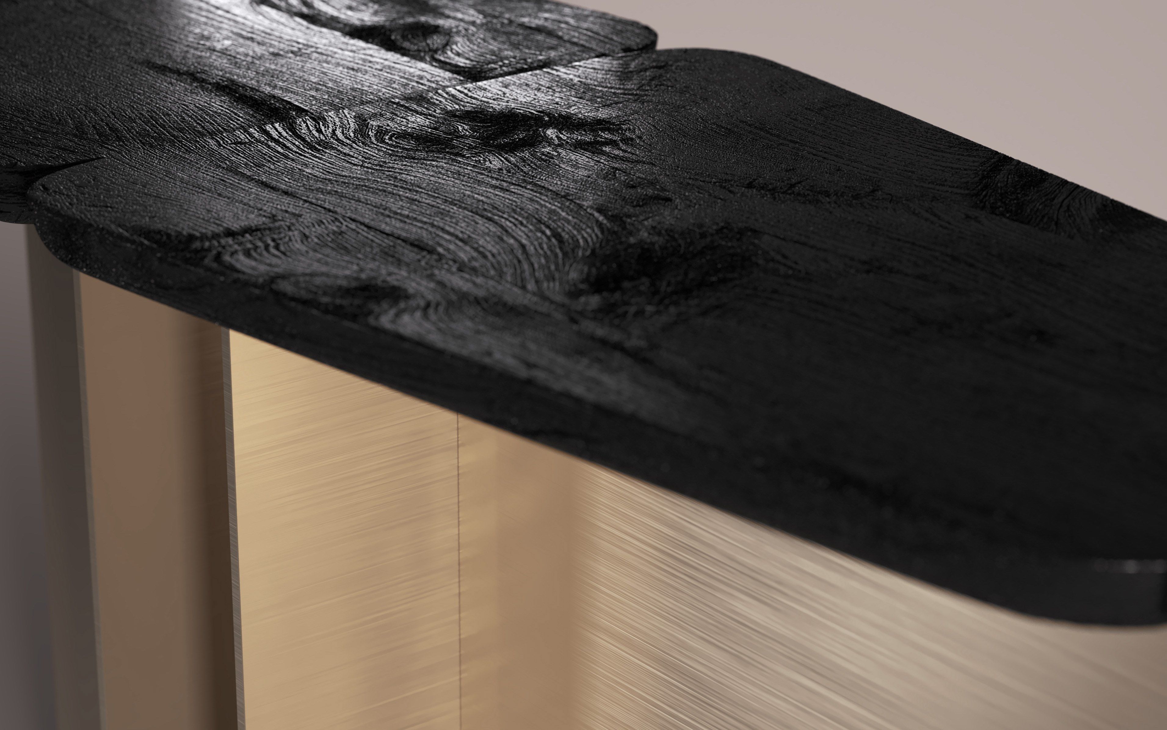 Прямоугольная консоль из дерева и металла Movimento Gallery Studio F ARCH-00117891 - Вид №1