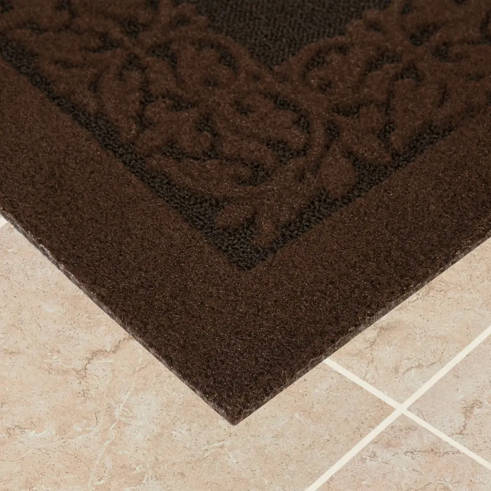 Коврик грязезащитный полипропилен/латекс 40x60 см цвет коричневый CTIM STLM-2093646 - Вид №2
