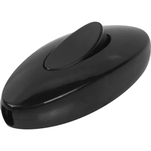 Выключатель для бра чёрный проходной Makel,  6 А, 220 В