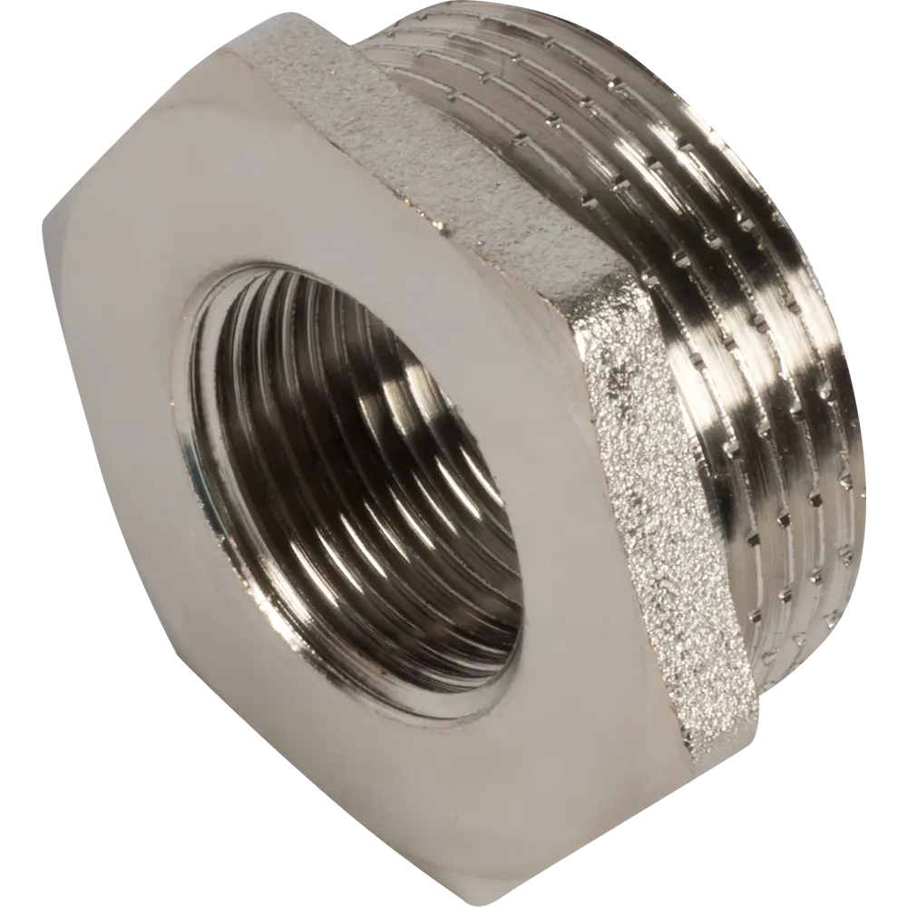 Футорка Valtec внутренняя-наружная резьба 1 1/4"х3/4" никелированная латунь VTr.581.N.0705 12400255 STLM-2181583 