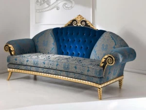 Rozzoni Стеганый диван с обивкой из ткани Roma