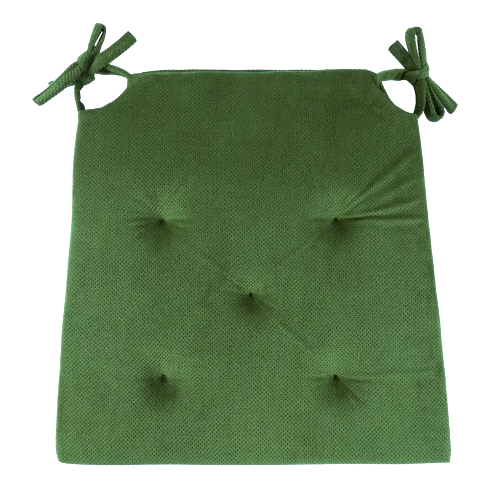 Подушка для стула Linen Way Грид 40/35x4x40 см полиэстер зеленый STLM-2111579