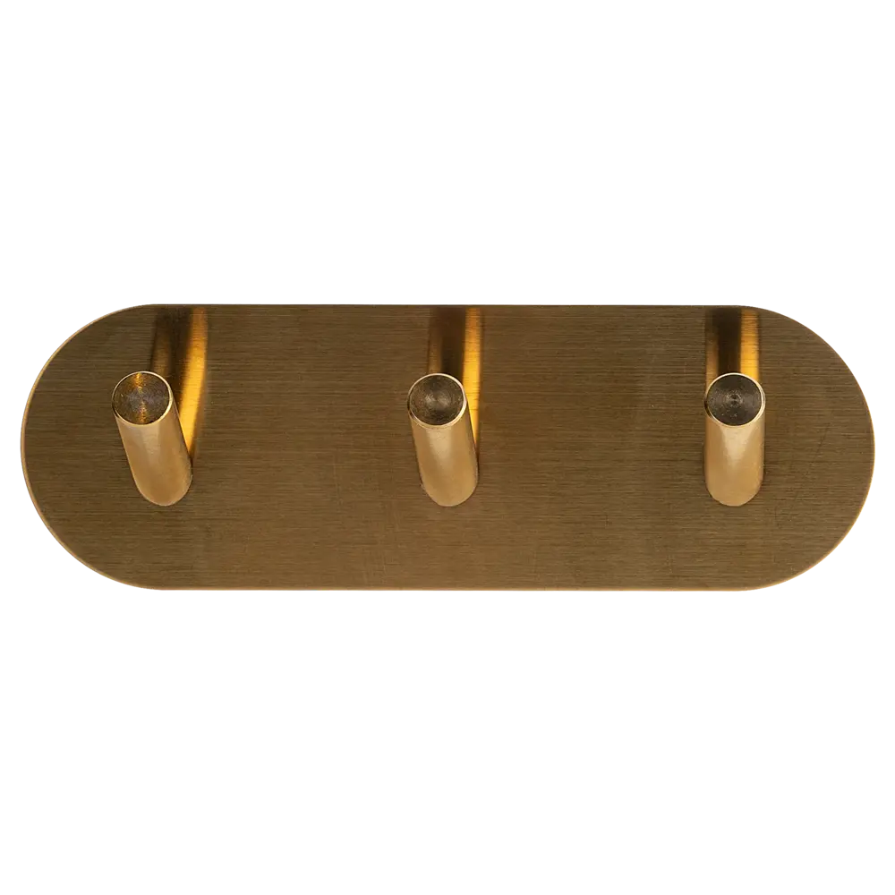 Крючок самоклеящийся Vidage Алис металлический тройной цвет золото STLM-2156198 - Вид №1