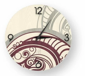 LIGNIS® Настенные часы из инкрустированного дерева Dolcevita abstract 10.003