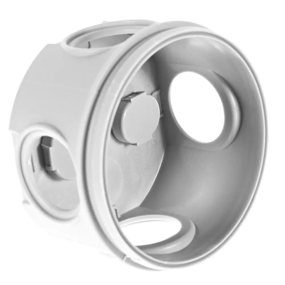 Распределительная коробка открытая Systeme Electric D65x45 мм 4 ввода IP55 цвет серый IMT350931 STLM-2091062 - Вид №2