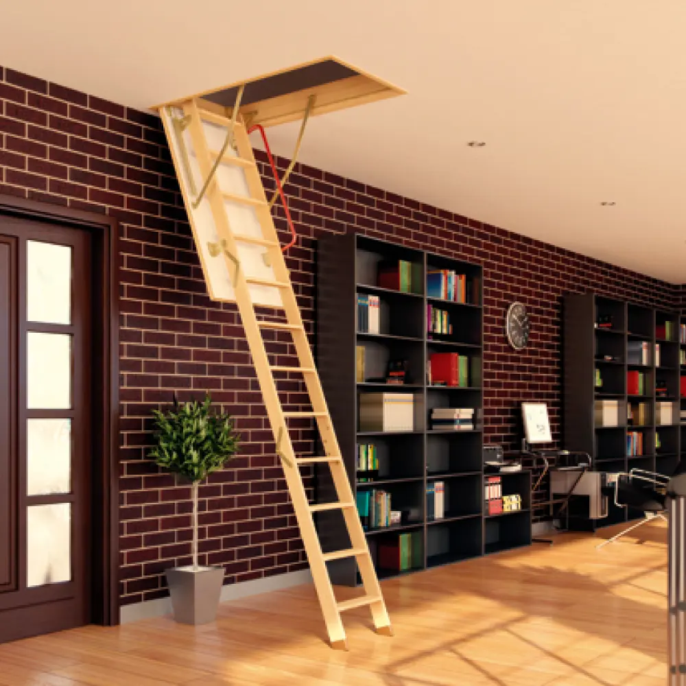 Лестница чердачная складная LWK 60x120x280 см цвет натуральный Santreyd STLM-2052626 - Вид №2