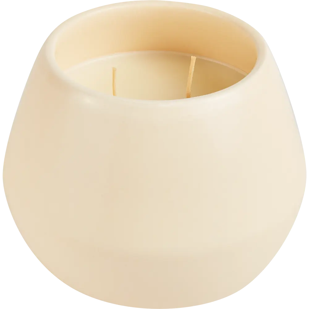 Свеча ароматизированная в стакане Ваниль и специи цвет слоновая кость 13 см Atmosphera STLM-2108203 - Вид №1