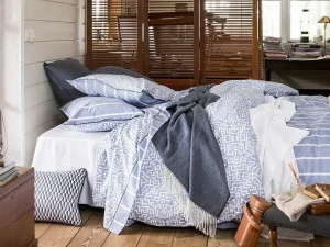 Alexandre Turpault Координированная двуспальная хлопковая кровать Dedale