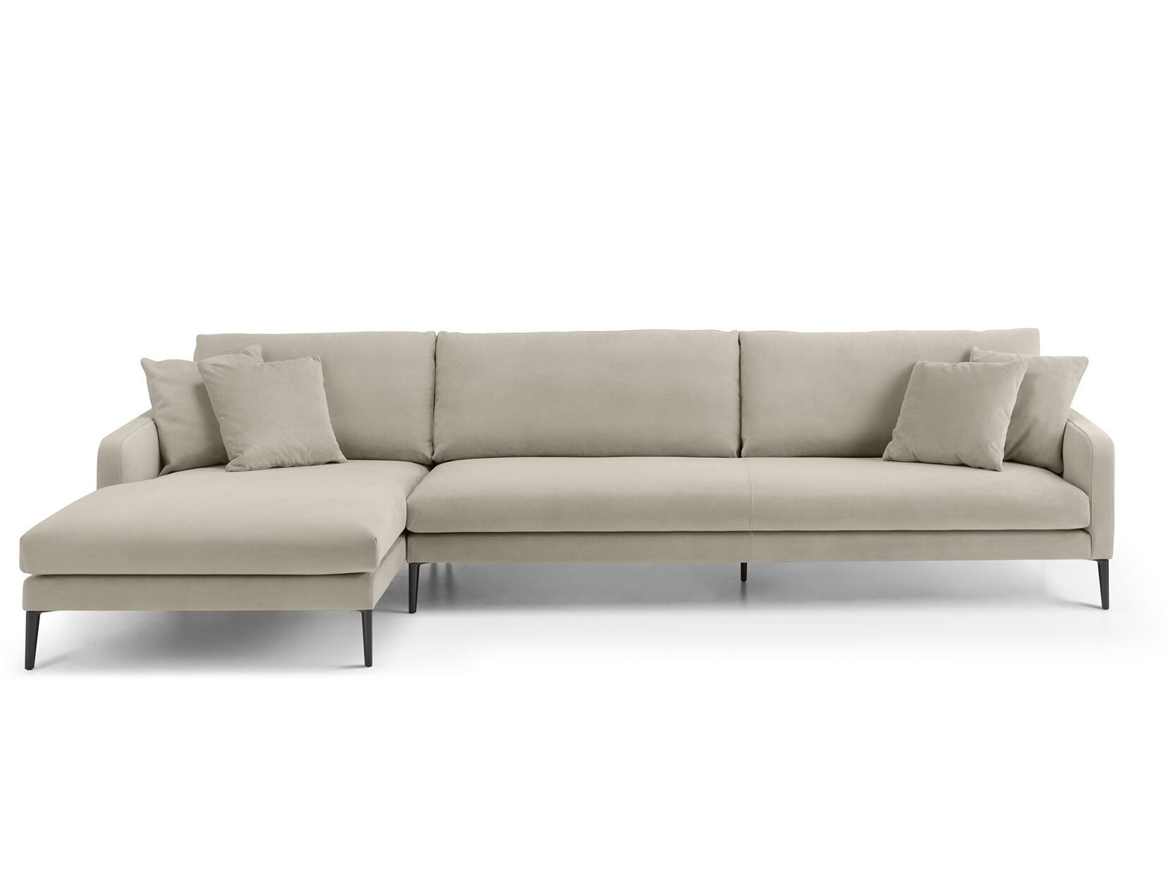 Тканевый диван с полуостровом FIAM ITALIA CONDENSE ARCH-00125948