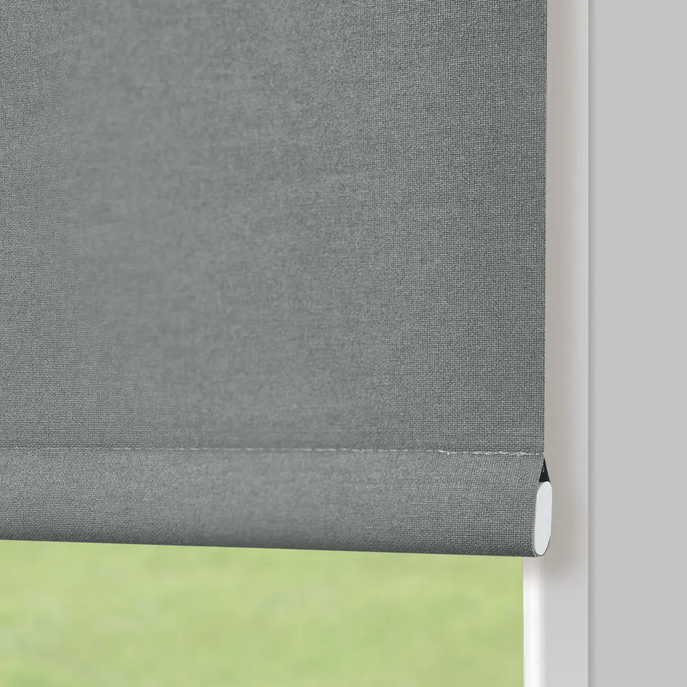 Штора рулонная блэкаут KREAFORTA Karelia 180x175 см серая STLM-2120625 - Вид №5