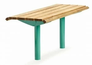 VESTRE Прямоугольный стол для пикника из стали и дерева Urban