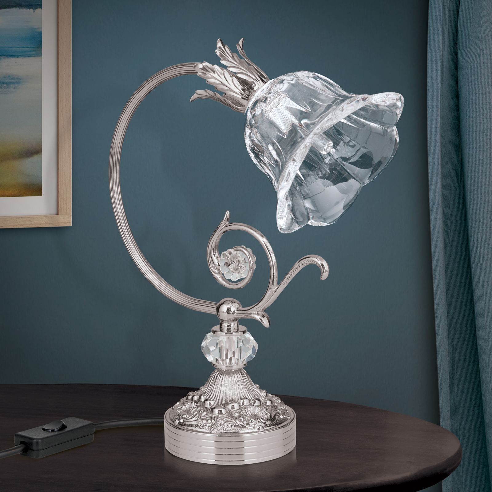 Кристалл и латунь настольная лампа Orion La Boheme ARCH-00007898 - Вид №2