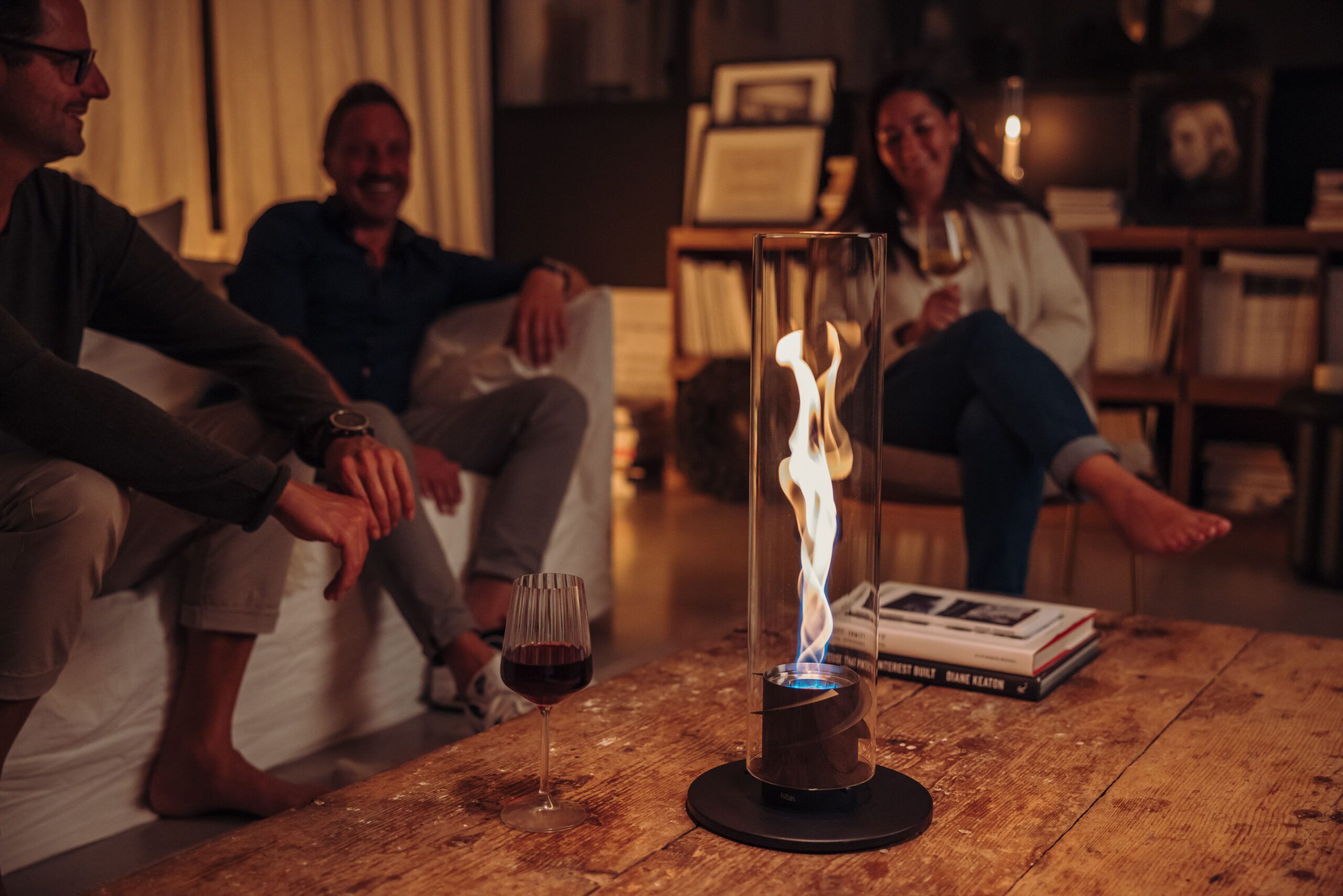 Отдельно стоящий камин из боросиликатного стекла на биоэтаноле höfats Spin ARCH-00067335 - Вид №7