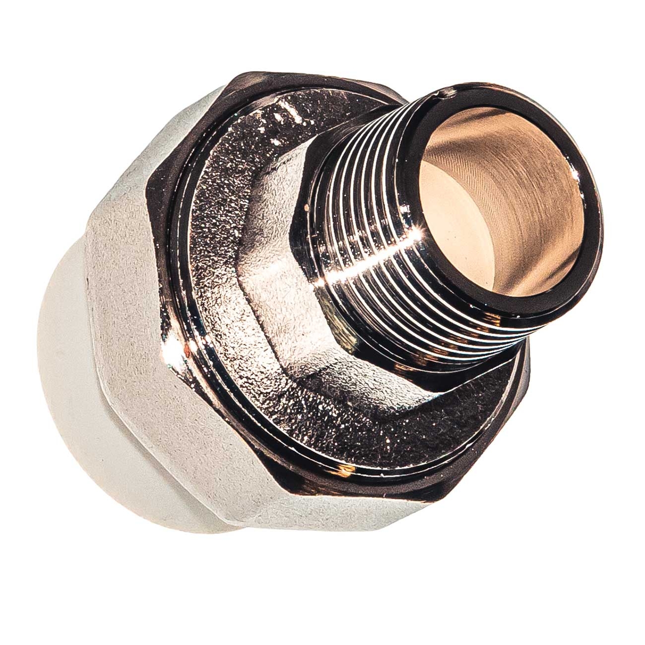 290512 Фитинг переходной с внешней резьбы 3/4" на 25мм PPR LAB.Space  - Вид №2