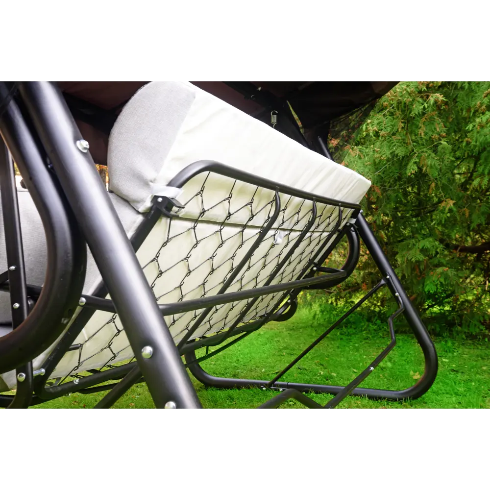 Качели садовые BEGINIA Moneron 4-х местные до 480 кг металл серый STLM-2173910 - Вид №6