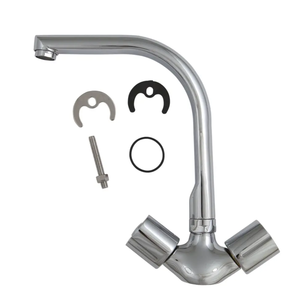 Смеситель для кухни Cascada Lerida CAS-2110 с высоким изливом цвет хром STLM-2000663 - Вид №2