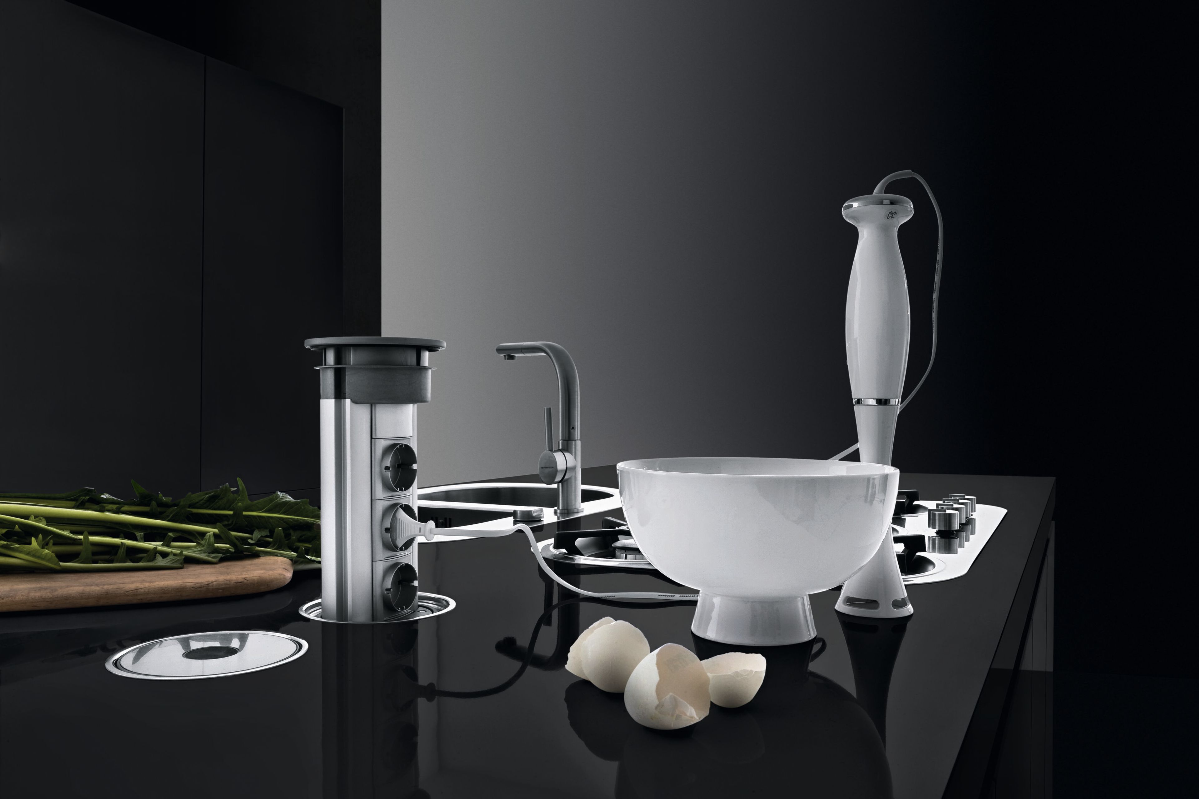 Выдвижная электрическая розетка из нержавеющей стали Barazza 1TPE ARCH-00046550 - Вид №2