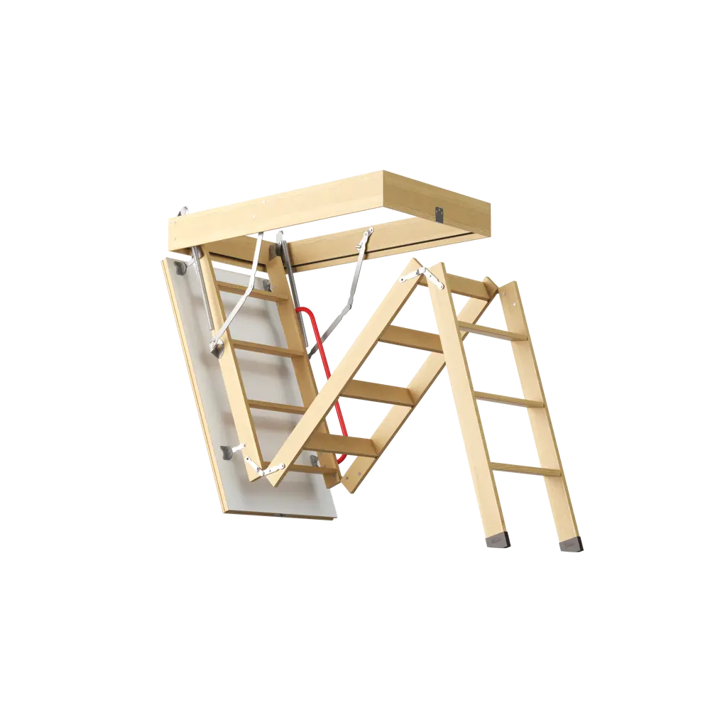 Santreyd Prime - чердачная лестница 4-секционная из массива сосны 87542883 STLM-0074375 - Вид №1