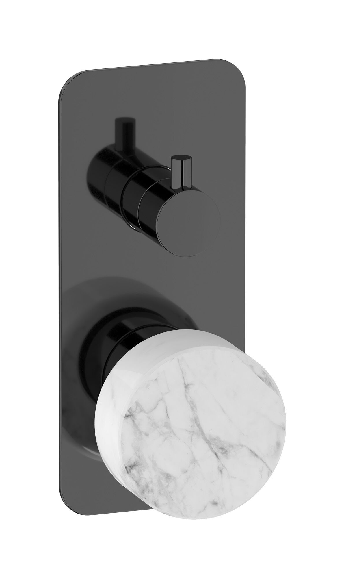 Мраморный встраиваемый смеситель для душа с переключателем IB мрамор + мрамор Elle ARCH-00100073 - Вид №3