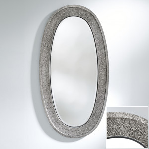 2868.362 Зеркало интерьерное Etna Silver Рамка Метал Deknudt