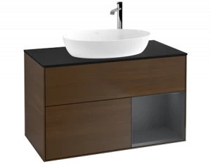 Villeroy&Boch Тумба под раковину Прямоугольная версия F902HGGN Finion Walnut Veneer