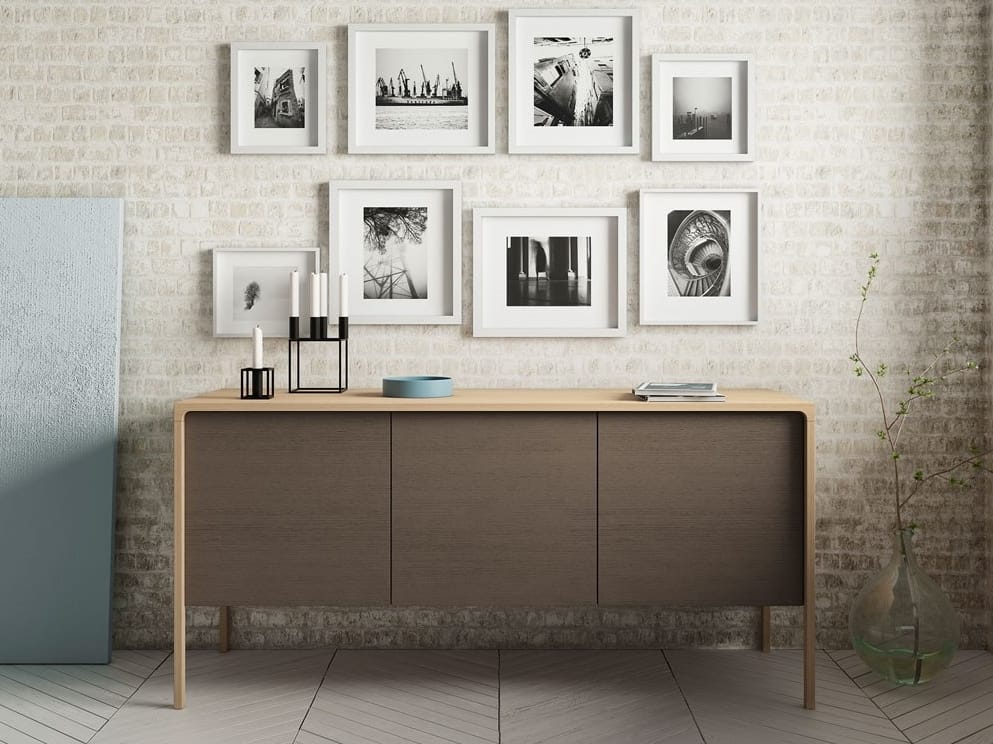 Деревянный шкаф с распашными дверями Punt Tactile ARCH-00143077 - Вид №1