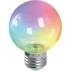 85499849 Лампа светодиодная E27 LB-371 220 В 3 Вт шар регулируемый цвет света RGB прозрачный плафон STLM-0063376 FERON